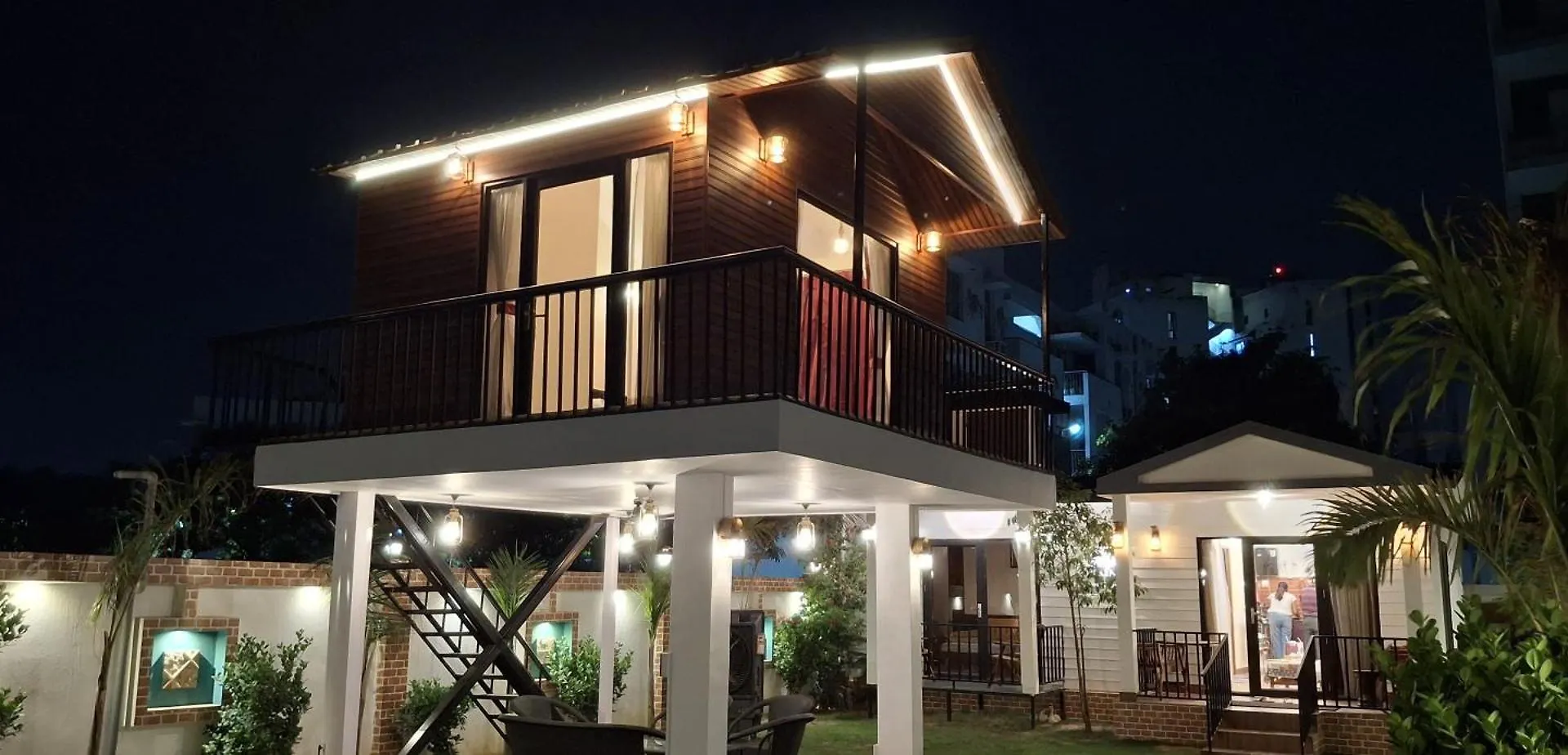 Courtyard By Palm -3Bkh Mini Farm House 구르가온 0*,  인도
